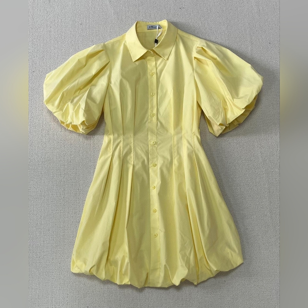 SIMKHAI Cleo Cotton Mini Dress - Picture 6 of 11